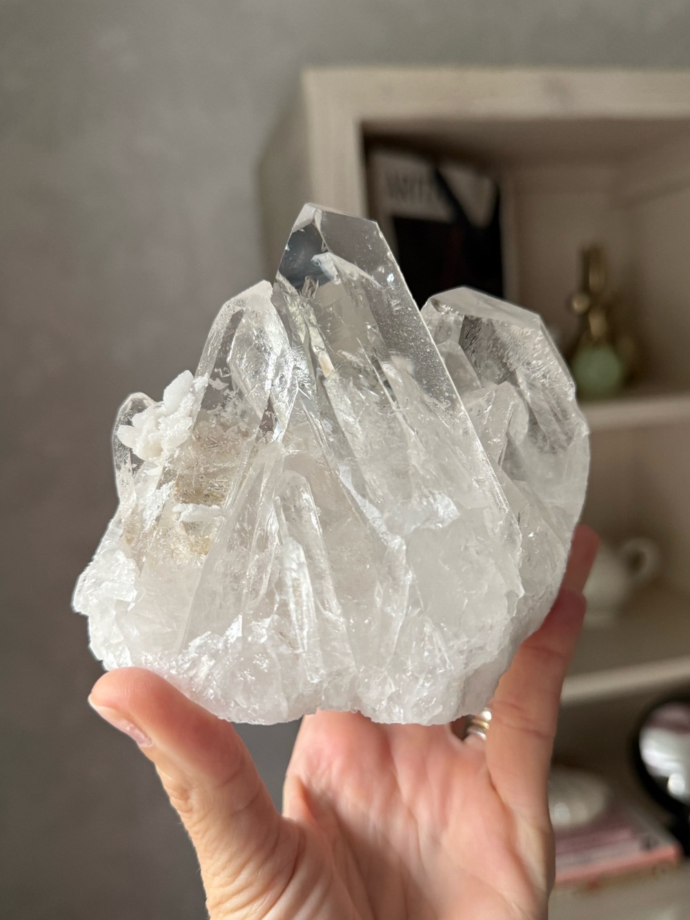 Beautiful Natural clear quartz cluster specimen from Brazil Natural Decor - Picture 3 of 12
